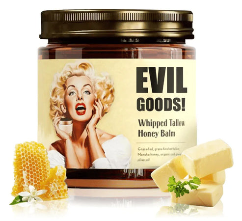 Evil Good Balsamo de Ternera y miel. ORIGINAL, envase de vidrio + tapa metalizada