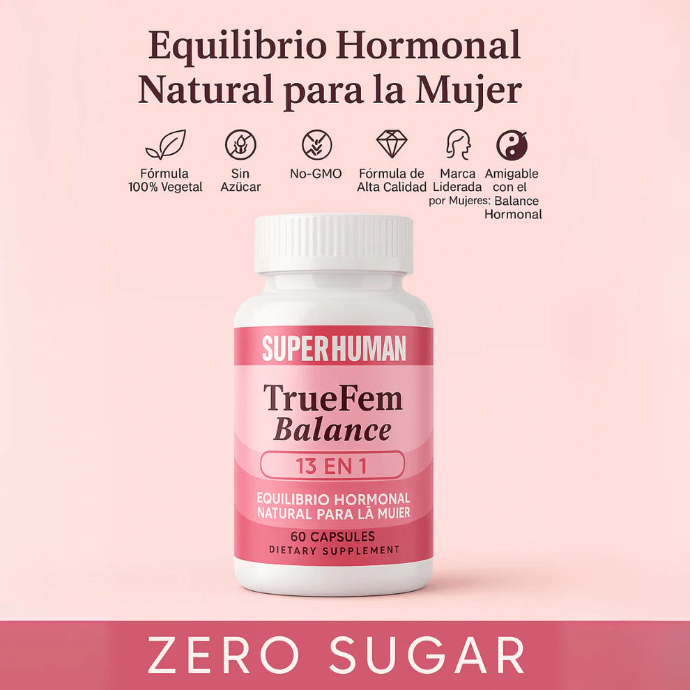 TrueFem Balance (60 Cápsulas) Bienestar Hormonal
